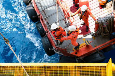 Offshore personnel transfer operation